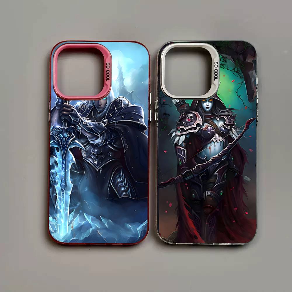 Web Game W-WarcraftS Phone Case For IPhone 16 15 14 13 12 11 Pro Max 17 Plus Colorful Cover