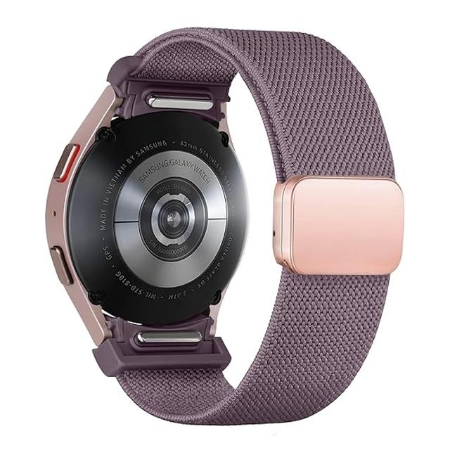 Band For Samsung Galaxy Watch 7/6/5/4/classic/Pro 44mm 40mm No Gaps Magnetic Stretchy sport correa bracelet Galaxy watch 7 Strap