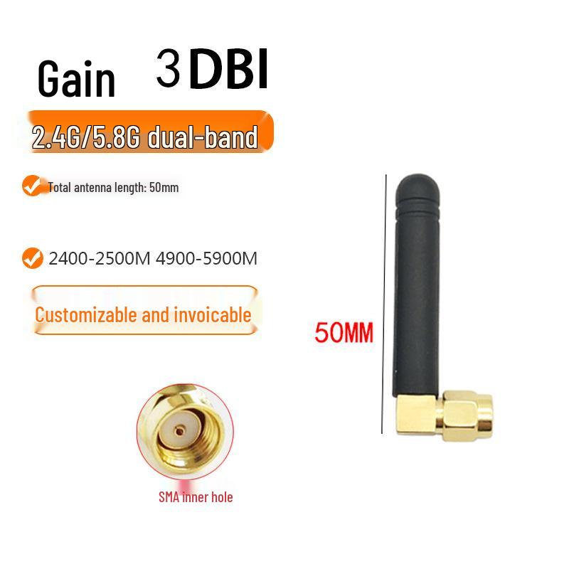 Dual-Band WiFi 6 High Gain Antenna for AC68U Router (2.4G/5G/5.8G) Omnidirectional Bluetooth Stick