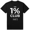 Funny Retro The One Percent Club INFJ Classic Cotton Tops Fitness TShirt Unisex Tshirt Graphic Tees Mens Clothing Streetwear