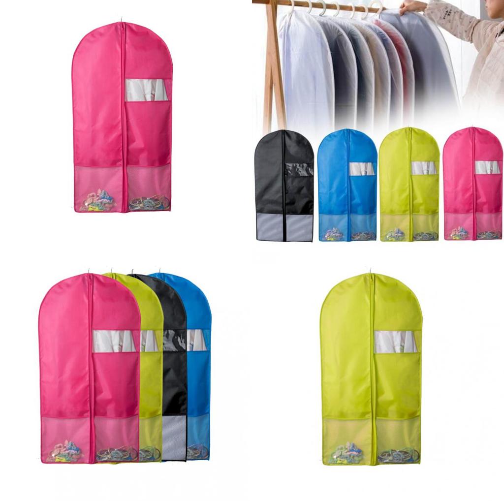 Modern Polyester Garment Bag With Dustproof And Moistureresistant Features For Wardrobe Organization
