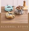 Portable Windproof Alcohol Camping Stove for Dormitory & Hotel Use