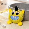 Funny Interactive Pet Gifts Cute Monsters Plush Squeaky Toy, Dog Molar Teeth Cleaning Toys Self Play Anxiety Relief Toy for Dogs Cats Small
