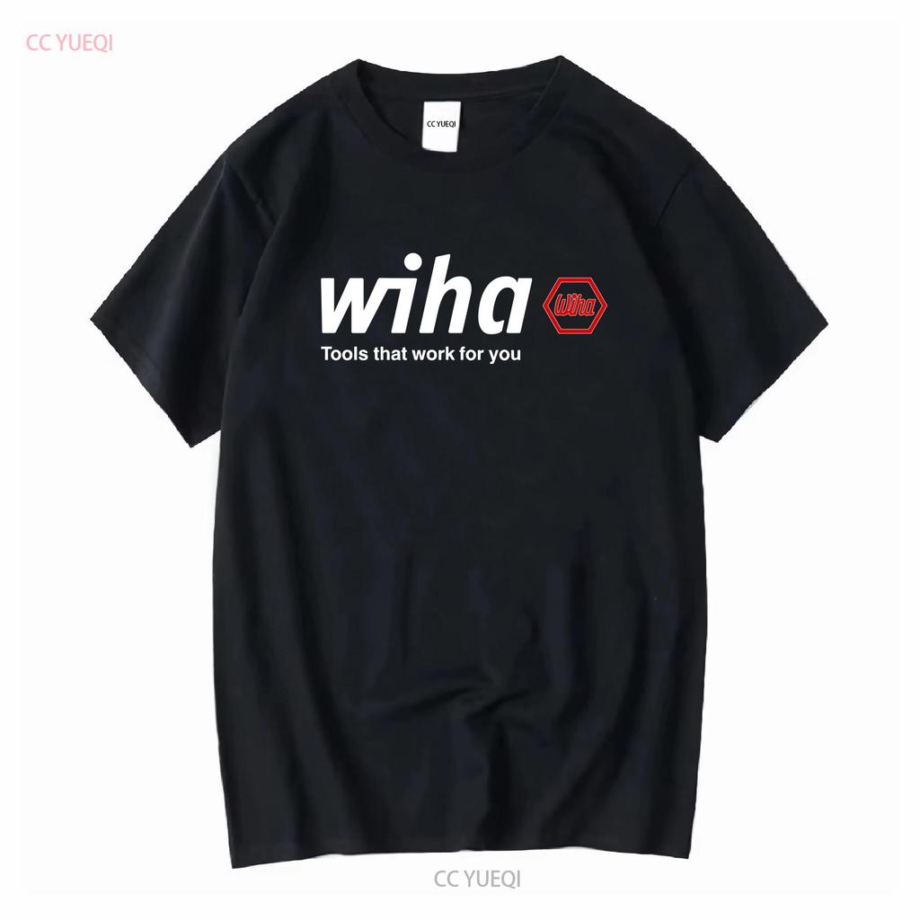 Wiha Tools Logo T shirt Sz S 4XL American Funny USA vintage Washed fashion Stylish Breathable Top For Everyday Wear graphic