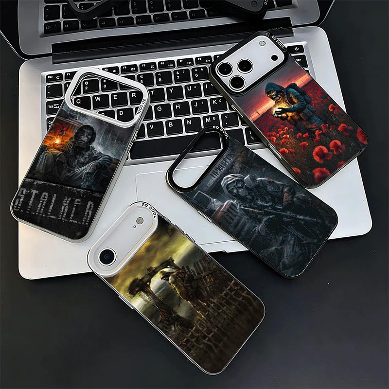 S-Stalker Game Cool Soft Phone Case for iPhone 15 16 17 Pro Max 17Air 16E 14 Plus 13 12 Mini Shockproof Cover Back Shell