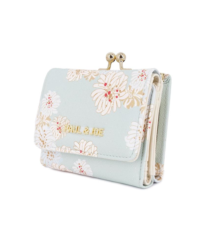 TILBEHØR Mini Lommebok Krysantemumtrykk Blomstret Lommebok Låslommebok [Paul & Joe] PJA-W972 Dame