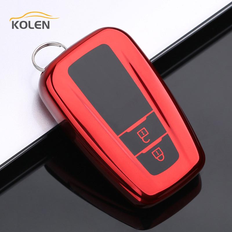 Soft TPU Car Remote Key Case Cover Shell Fob For Toyota Prius CHR C-HR Camry Corolla RAV4 Avalon Land Cruiser Prodo Accessories