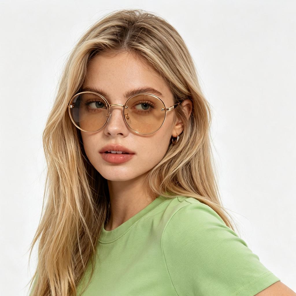 Xiaomi Vintage Round Metal Sunglasses for Men Women UV400 Gradient Lens Retro Outdoor Driving Beach Eyewear