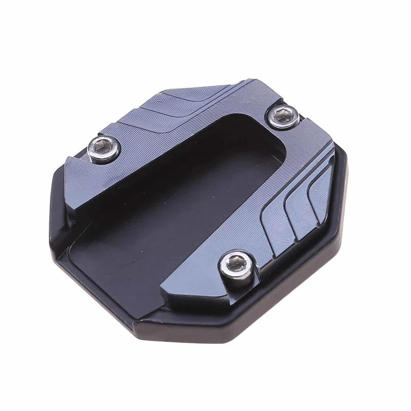 Aluminum Alloy Motorcycle Bike Kickstand Extender Foot Side Stand Extension Foot Pad Support Plate Motorbike Accessories