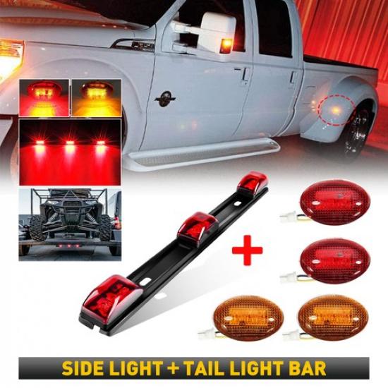 

Fit Ford F350 F550 F450 Super Duty LED Side Light Dually Marker Bed Tail Lamp 5X