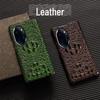 Honor 60 Genuine Leather Protective Case - Crocodile Skull Half Package - High-End Design