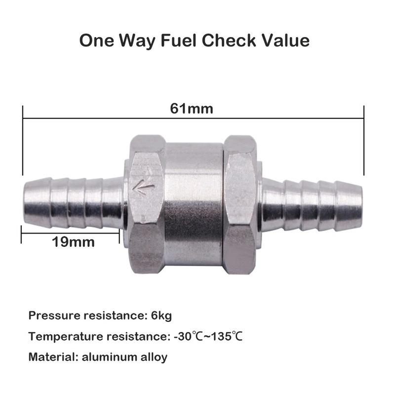 Refueling Fuel Check Valve Check Valve One-way Valve Automotive Gasoline Diesel Fuel Line Fuel Pipe Water Pipe Water Stop Valve