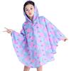 Kids Cape Raincoat Outdoor Walking Children Playing with Water Students Go to School Backpack Waterproof Poncho Multicolor