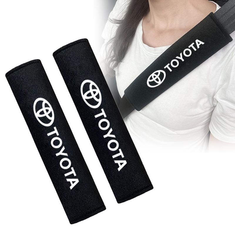 Suede Car Seat Neck Headrest Pillow Shoulder Pad For Toyota Camry Auris Corolla Yaris Aygo RAV4 Prius CHR Hilux Avensis Cruiser