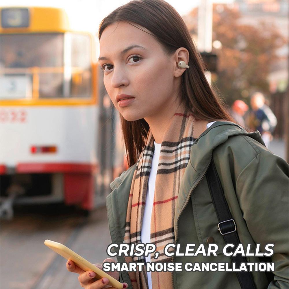 Wireless Earbuds Open Ear Clip Headphones Air Conduction Earbuds LED Power Display Earphones Sport Bluetooth 5.4 Headphones