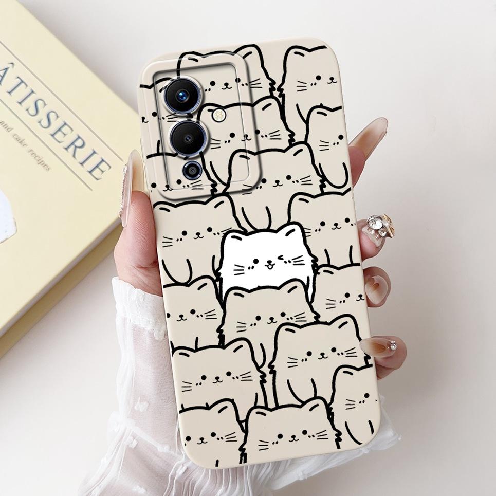 Cartoon Fashion Back Cover For Infinix Note 12 Pro 5G Phone Case Infinix X671B Soft Silicone Dragon Astronaut Black Cat Funda