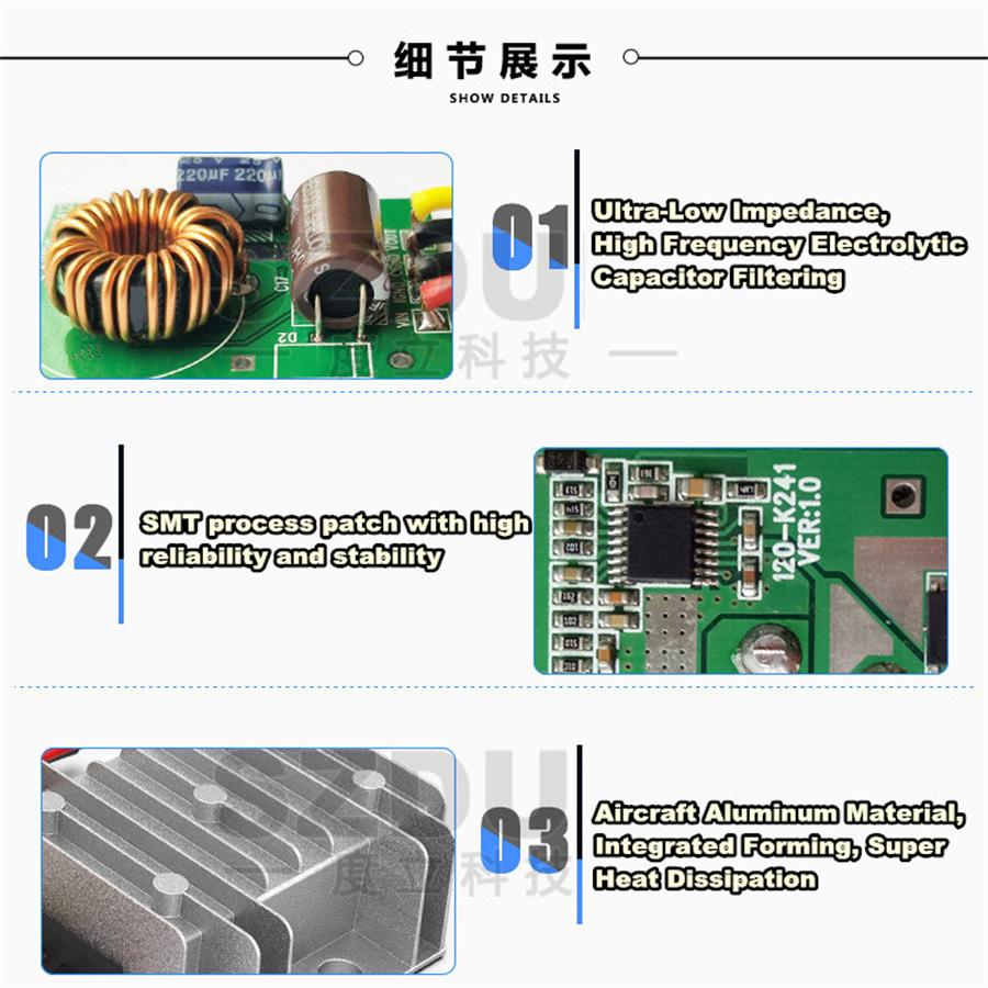Waterproof Universal Vehicles 6V To 12V Step Up Converter Boost Regulator Module
