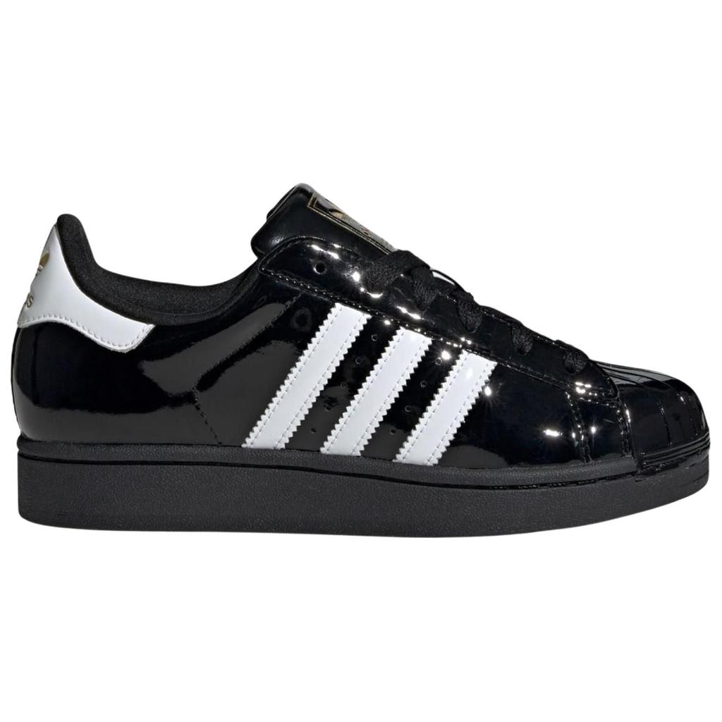Adidas Superstar 2 Core Black Cloud White Women Sneakers Gold-Metallic JS4009