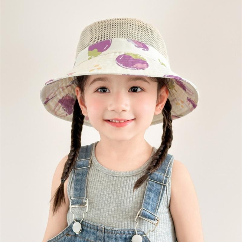 Lightweight Foldable Childrens Sun Hat Sun Protection Wide Brimmed Outdoor Beach Hat