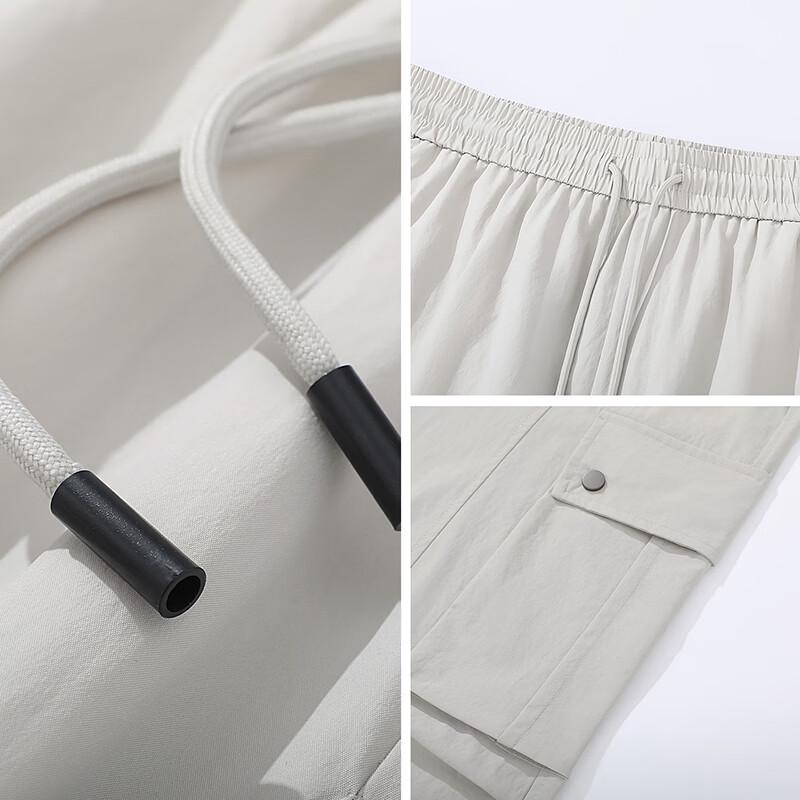 TonLion Men's Summer Loose Straight Leg Cargo Pants