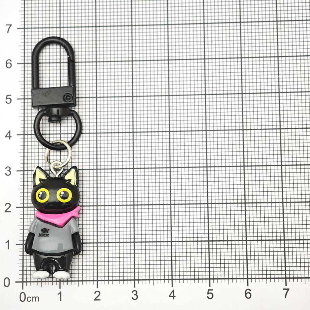 Creative Kitten Bag Charm: Cute DIY Cat Keychain Pendant - Perfect Small Gift for Besties