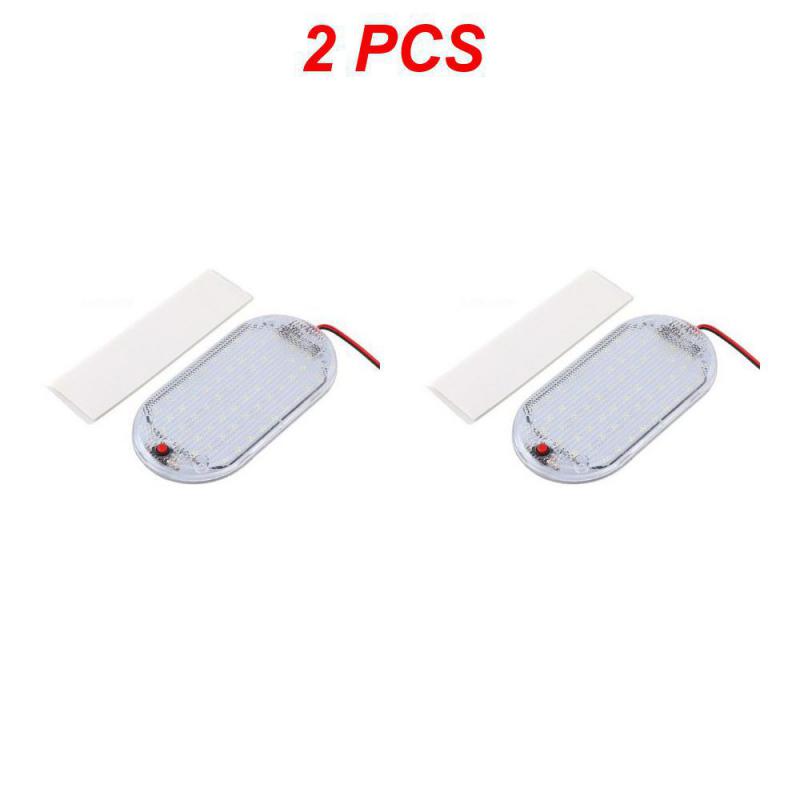 

2~5 шт. Светодиодная панель, Автомобильная лампа для чтения салона, Высокая яркость, Салонное освещение для фургона, грузовика, автодома, лодки, кемпера, Светодиодная лента 12 В-24 В