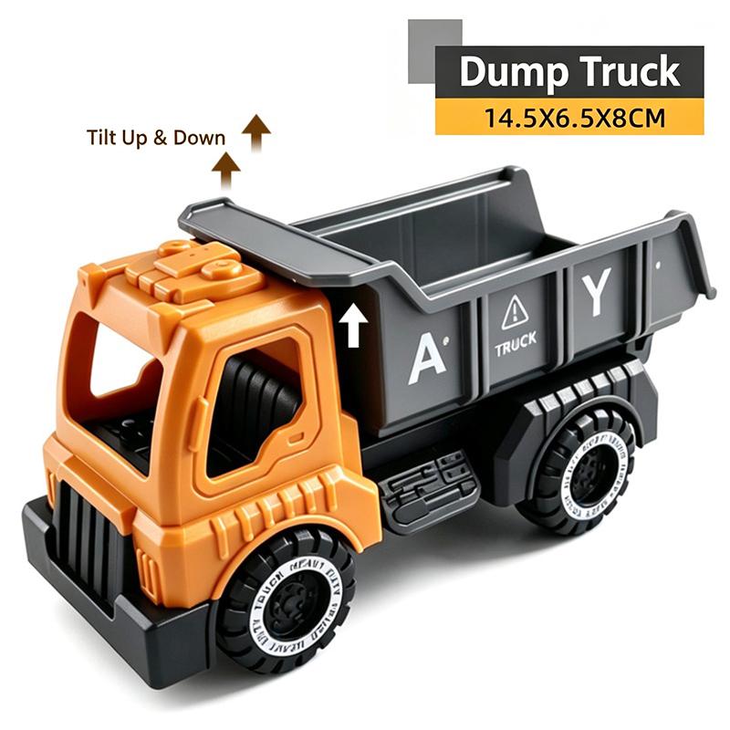 Inertial Driving Construction Truck Toy Beach Digger Bulldozer Tipper Early Education Construction Vehicles Toys Kids Toys