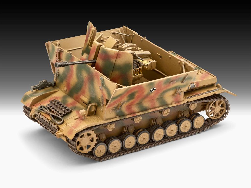Kit de Modelo em Escala Revell Alemão Panzer IV Mobelwagen Flak 43 1/72 03363 3,7cm (Tanque)