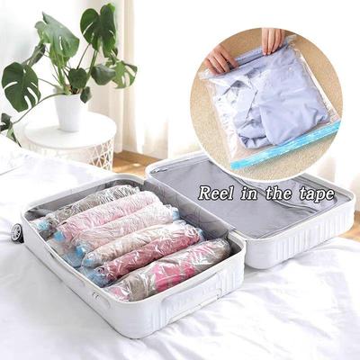 Travel Compression Bag - Hand-Rolled, No Pump Needed, Thickened Roll-Up Vacuum Storage for Business Trips and Travel