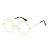 Set of 5 Black Round Harry Potter Sunglasses with Hyaluronic Acid Duck Metal, Perfect for Wedding Groomsmen and Lucky Cat Theme.