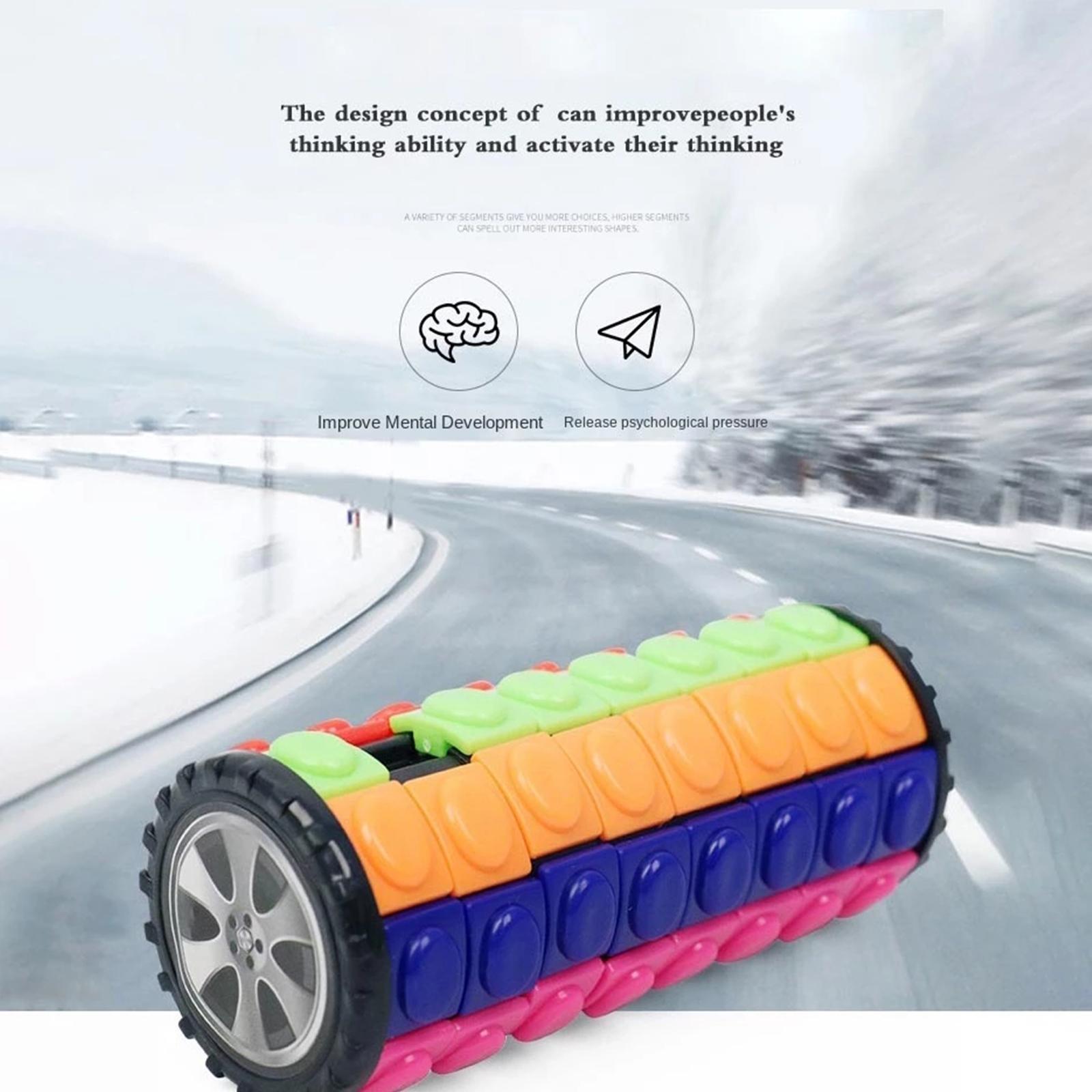 3D вращающаяся раздвижная цилиндрическая башня уровня 3/4/5/6 цветов — фото 8