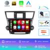 Android 14 Car Radio For Toyota Highlander 2 XU40 2007 - 2013 Multimedia Video Player Navigation GPS Carplay Android Auto 5G WIF