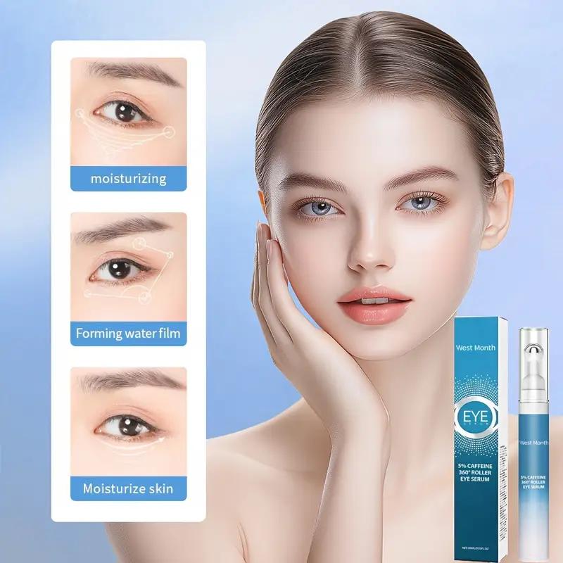 Crema hidratante para ojos, antiojeras, arrugas e hinchazón. Tratamiento hidratante antiedad para ojos.