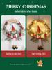 Christmas Door Wreath & Holiday Ornament for Festive Decor