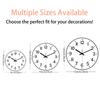 Time Teaching Wall Clock, 14 Inch Early Education Silent Clock with Large Colorful Numbers, Learning Clock for Kids Bedroom