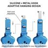 Silicone Toilet Bowl Cleaner Hanger Holder Waterproof Easy Installation Toilet Tank Deodorizer Rack for Office Bathroom