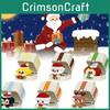 Christmas Merry Building Blocks Assembly Toy Santa Claus Cartoon Xmas Gifts