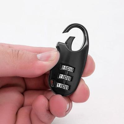 3 Dial Digit Number Combination Password Lock Travel Security Protect Locker Suitcase For Luggage/Bag/Backpack/Drawer