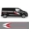For Opel Vauxhall Vivaro Renault Trafic Camper Van Motorhome 2PCS Car Stickers Stripes SURF Vinyl Graphics Decals Accessories