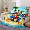 1pc, Disney Friends Beach Adventure Blanket, Seasonal Universal, Home Decor, Blanket, Soft Flannel Throw Blanket, Versatile & Cozy for Bedroom, Living
