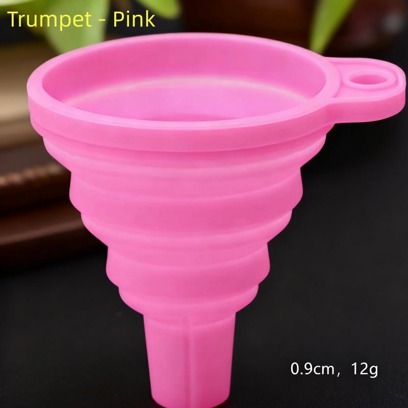 1/3/5/10 pcs S L Folding Silicone Funnel for Filling Bottles Kitchen Silicone Funnel Collapsible Kitchen Gadgets Oil Filler