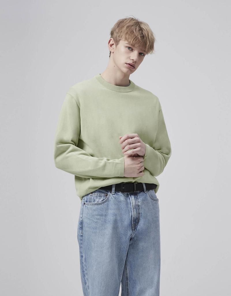 GIORDANO Cotton Crewneck Knit (12Gg) 052506 [5Color]