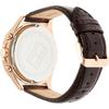 Tommy Hilfiger Luke White Dial Brown Leather Strap Men's Quartz Watch 1791118