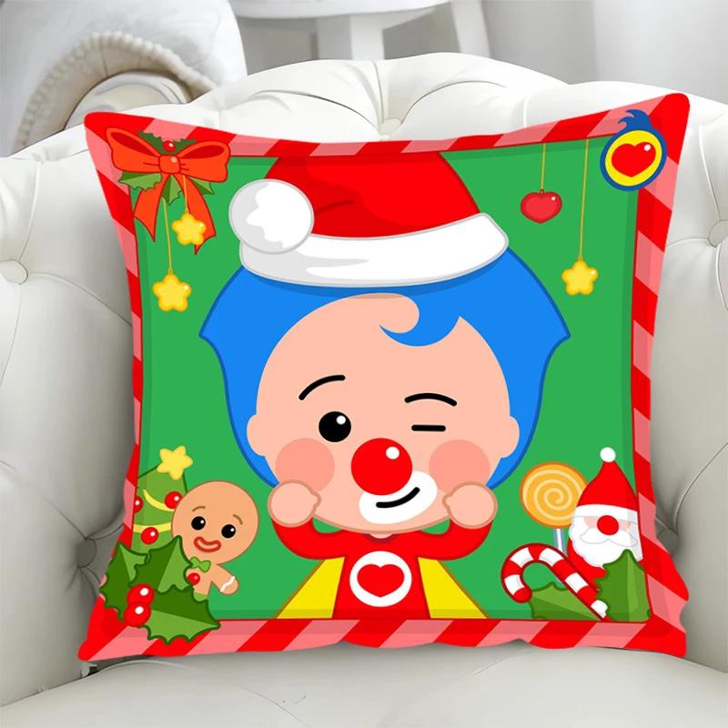 

Cushion Covers 45x45 P-Plim Plim Decorative Pillowcases 40x40 Fall Decor Lounge Chairs Pillow Hugs Short Plush Duplex Printing 20x20Inch