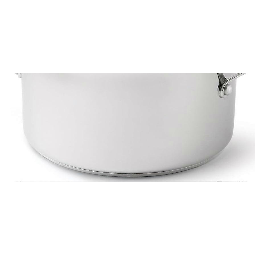 744-24 Chef's Classic Stainless Stockpot with Cover, 6-Quart,Silver