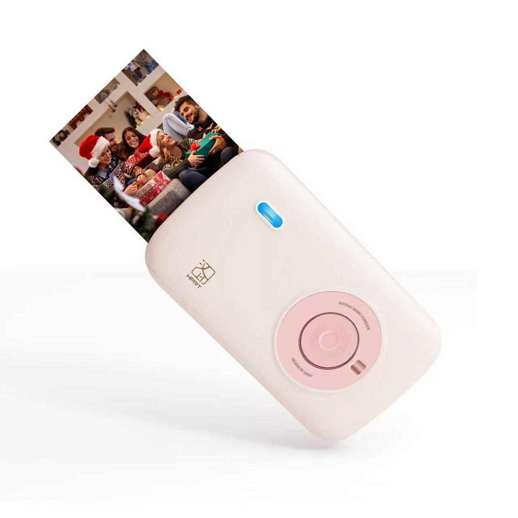 HPRT CP2100 Mini Photo Printer - Cute Bluetooth Portable Photo Printer, USB Rechargeable, AR Photo Compatible, Waterproof, Dustproof, Fingerprint Resi
