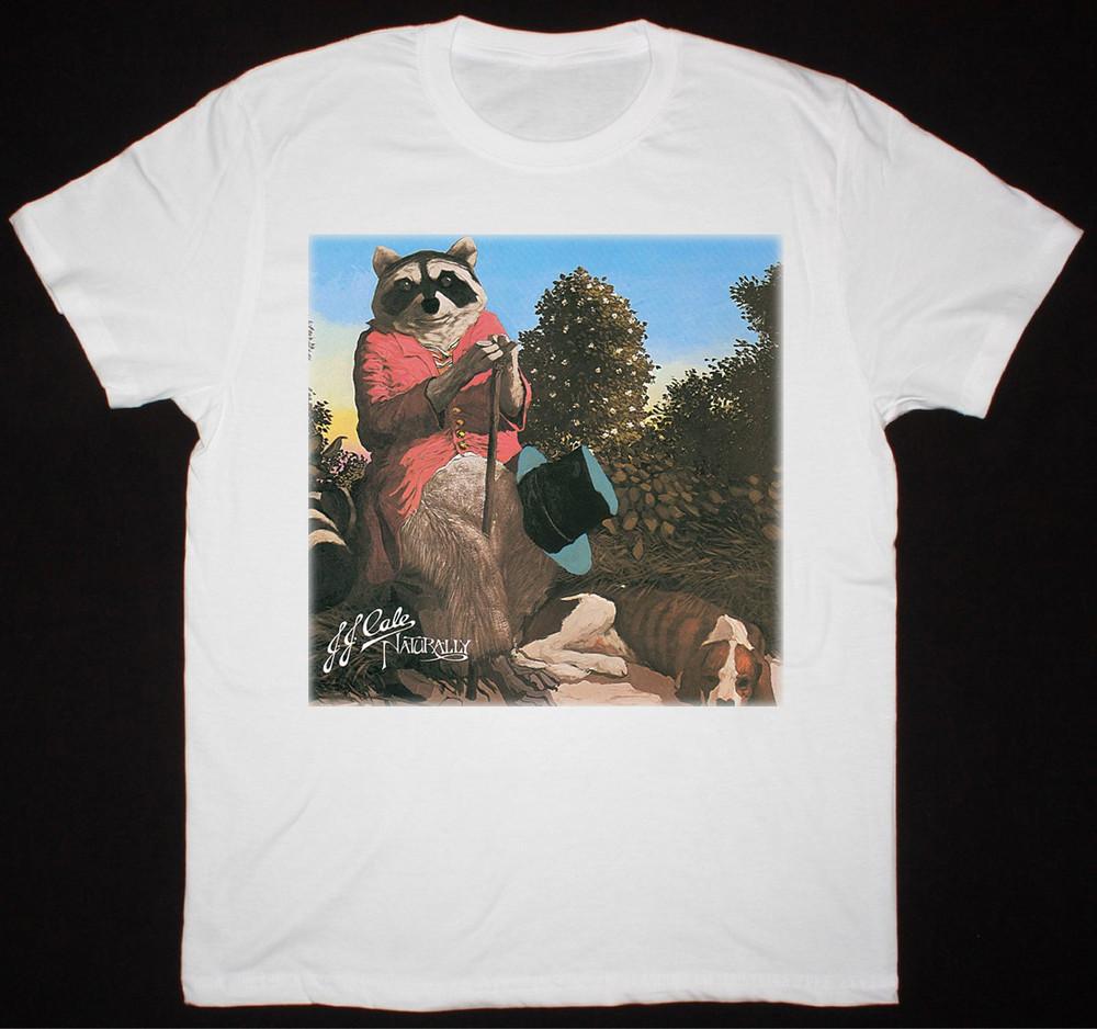 J.J. Cale JJ Cale Naturally Shirt Short Sleeve White Unisex S-2345XL Unisex T-Shirt XXXL