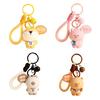 Fun Keychain Accessory Bear Key Holder Bag Pendant Modern Keyring for Enhancing Look of Backpacks and Handbags