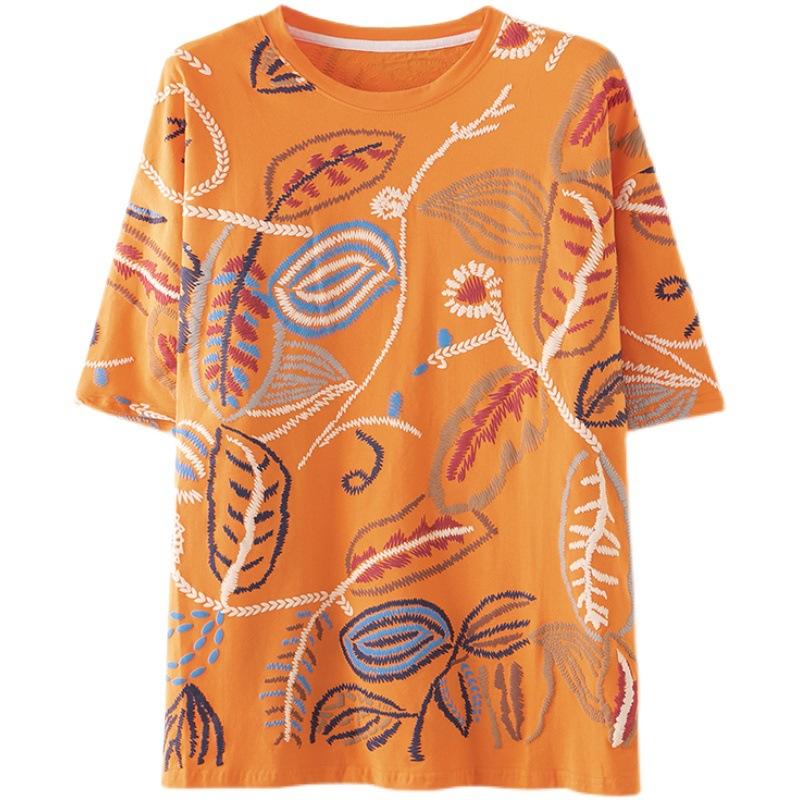 T-shirt Grafica Moda Estiva da Donna Casual Girocollo Manica Corta Y2k T-shirt Top Abbigliamento Donna