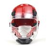 Karate Boxing Face Head Protection Helmet Mask Detachable Taekwondo Helmet Protector Face Head Protecter Transparent Mask Helmet